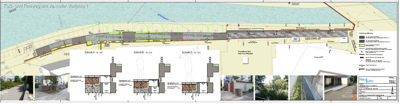 Neugestaltung Jahnufer Variante 1 / Foto aus Sitzungsvorlage
